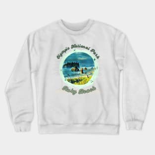 Olympic National Park ruby beach Crewneck Sweatshirt